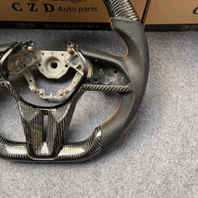 Load image into Gallery viewer, CZD autoparts for Nissan GTR R50 2017-2022 carbon fiber steering wheel with  orange stripe line