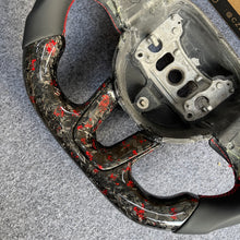 Load image into Gallery viewer, CZD auto parts for Dodge Durango 2018-2021 carbon fiber steering wheel with red flakes forged carbon fiber