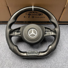 Load image into Gallery viewer, CZD auto parts for Mercedes Benz W205 AMG C43 GLA 45 C218 W213 X253 C253 W166 W222 R172 R231 carbon fiber steering wheel