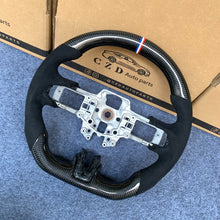 Load image into Gallery viewer, CZD autoparts for Ford Mustang 2015-2017 carbon fiber steering wheel with alcantara leather side