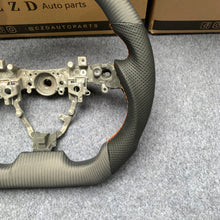 Load image into Gallery viewer, czd auto parts carbon fiber steering wheel for Toyota IQ with yellow stripe
