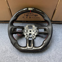 Load image into Gallery viewer, CZD autoparts for Ford Mustang 2015-2017 carbon fiber steering wheel with led