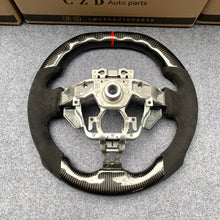 Load image into Gallery viewer, czd auto parts forInfiniti QX70 2014-2018  carbon fiber steering wheel red stripe line