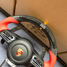 Load image into Gallery viewer, CZD auto parts for Macan models 2014 - 2022 carbon fiber steering wheel with airbag cover