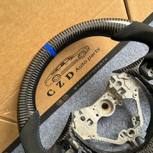 Load image into Gallery viewer, CZD auto parts for Scion FRS Release Series 2.0 2016+carbon fiber steering wheel with blue stripe line