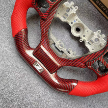 Load image into Gallery viewer, CZD auto parts carbon fiber steering wheel for Lexus IS250 IS300 IS350 2014-2020 with red carbon fiber