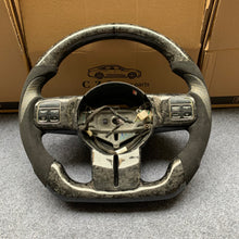 Load image into Gallery viewer, CZD auto parts for Jeep Wrangler 2011-2017 carbon fiber steering wheel  with forged carbon fiber &amp; alcantara leather side