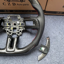 Load image into Gallery viewer, 2018-2023 Ford Mustang/SHELBY GT350 carbon fiber steering wheel from czd auto parts