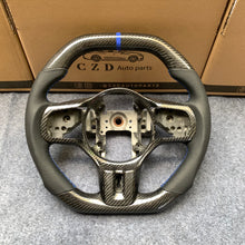 Load image into Gallery viewer, CZD auto parts for Mitsubishi Lancer Evolution Evo 10 carbon fiber steering wheel with carbon trim