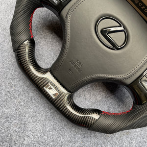CZD auto parts carbon fiber steering wheel for Lexus IS250 /300 /350 2006-2013 with black airbag cover