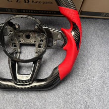 Load image into Gallery viewer, CZD auto part for Acura TLX TYPE S 2021-2022 carbon fiber steering wheel with carbon thumb grips