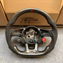 Load image into Gallery viewer, CZD auto parts carbon fiber steering wheel for Audi A1 (8X) Sportback with black alcantara sides