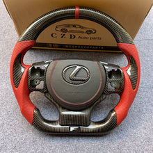 Load image into Gallery viewer, CZD auto parts carbon fiber steering wheel for Lexus IS200t 2016-2017 with airbag cover