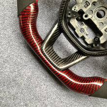 Load image into Gallery viewer, CZD auto parts for Honda 11th gen Civic XI 2021-2022 carbon fiber steering wheel with red &amp; black carbon fiber