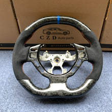 Load image into Gallery viewer, CZD autoparts for Nissan gtr r35 2009-2016 carbon fiber steering wheel with blue stripe line