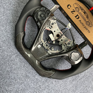 czd auto parts carbon fiber steering wheel for Toyota Camry with 3spoke 2012-2014