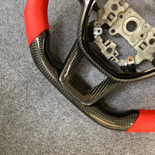 Load image into Gallery viewer, CZD Autoparts For Honda 11th gen Civic XI carbon fiber steering wheel gloss carbon fiber trim
