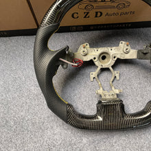 Load image into Gallery viewer, CZD autoparts for Infiniti Q40 Q60 2014-2015 carbon fiber steering wheel with LED in the top