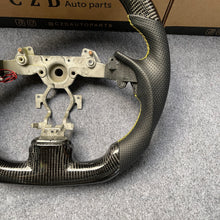 Load image into Gallery viewer, czd auto parts carbon fiber steering wheel for Infiniti Q40 Q60 2014-2015 with led shift light