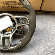 Load image into Gallery viewer, CZD auto parts for Cayenne 2015-2018 carbon fiber steering wheel with LED light
