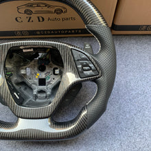 Load image into Gallery viewer, CZD auto parts for Chevrolet 6th gen Camaro 2016-2020 carbon fiber steering wheel with flat top