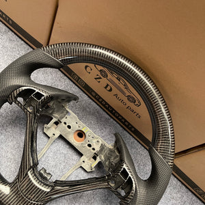 czd auto parts carbon fiber steering wheel for Acura TL/ILX with perforated leather
