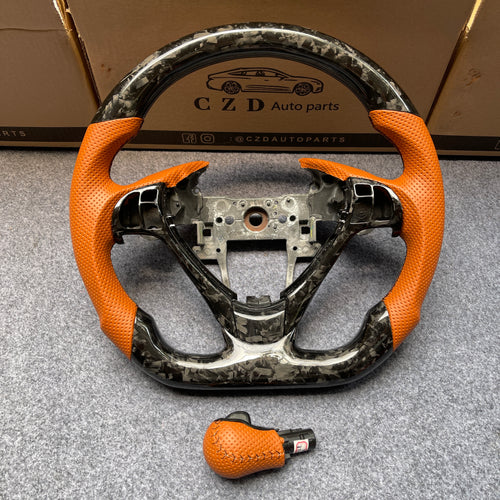 czd auto parts carbon fiber steering wheel for Acura TL/ILX with gear knob