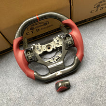 Load image into Gallery viewer, CZD auto parts carbon fiber steering wheel for Lexus RCF F sport with flat top flat bottom shape