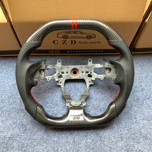 Load image into Gallery viewer, CZD Autoparts For Honda FK2 carbon fiber steering wheel SI badge bottom