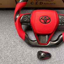 Load image into Gallery viewer, czd-autoparts fit for Toyota 8th gen Camry se xse le xle 2018-2022 carbon fiber steering wheel