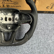 Load image into Gallery viewer, CZD auto parts for Dodge Charger 2015-2021 carbon fiber steering wheel with red stripe line