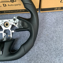 Load image into Gallery viewer, czd auto parts carbon fiber steering wheel for Infiniti Q50 with black leather