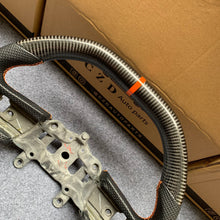 Load image into Gallery viewer, CZD auto parts JEEP WRANGLER JL GLADIATOR 2018+ carbon fiber steering wheel with flat top