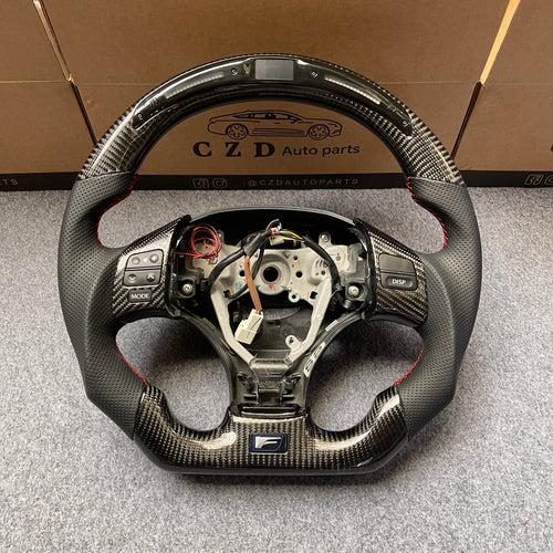 CZD auto parts carbon fiber steering wheel for Lexus IS250 /300 /350 2006-2013 with no stripe