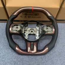 Load image into Gallery viewer, CZD auto parts carbon fiber steering wheel for Mitsubishi Lancer Evolution Evo 10 with red stripe