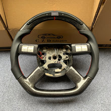 Load image into Gallery viewer, CZD auto parts carbon fiber steering wheel for Dodge Charger 2005-2010 with red stripe