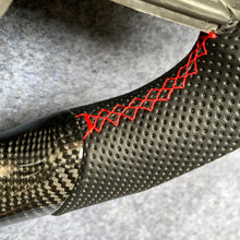 Load image into Gallery viewer, CZD auto parts for TOYOTA SUPRA A90 A91 MK5 2020-2021 carbon fiber steering wheel with red stripe line