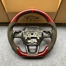 Load image into Gallery viewer, CZD Autoparts For Honda 11th gen Civic carbon fiber steering wheel black alcantara sides