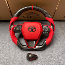 Load image into Gallery viewer, czd-autoparts fit for Toyota 8th gen Camry se xse le xle 2018-2022 carbon fiber steering wheel