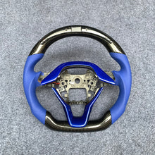 Load image into Gallery viewer, czd auto parts carbon fiber steering wheel for Honda 10th gen Accord EXL EX LX/Insight with blue perforated leather