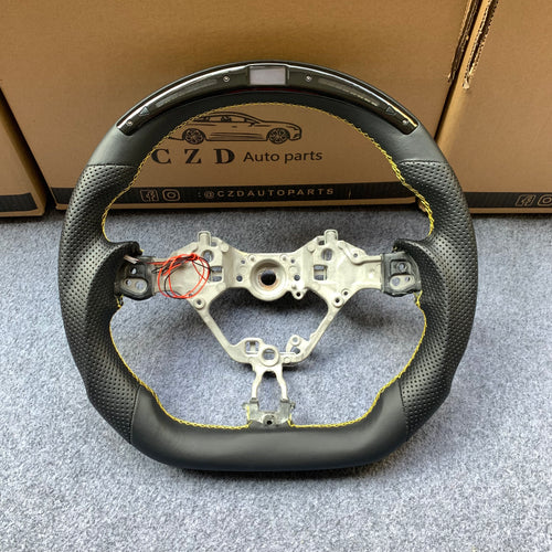 czd auto parts carbon fiber steering wheel for Toyota 86 2016-2019 with full leather
