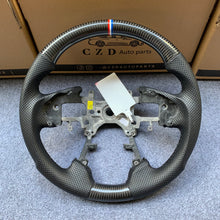 Load image into Gallery viewer, CZD auto parts for Honda Accord Crosstour 2013-2015 carbon fiber steering wheel with black perforated leather side