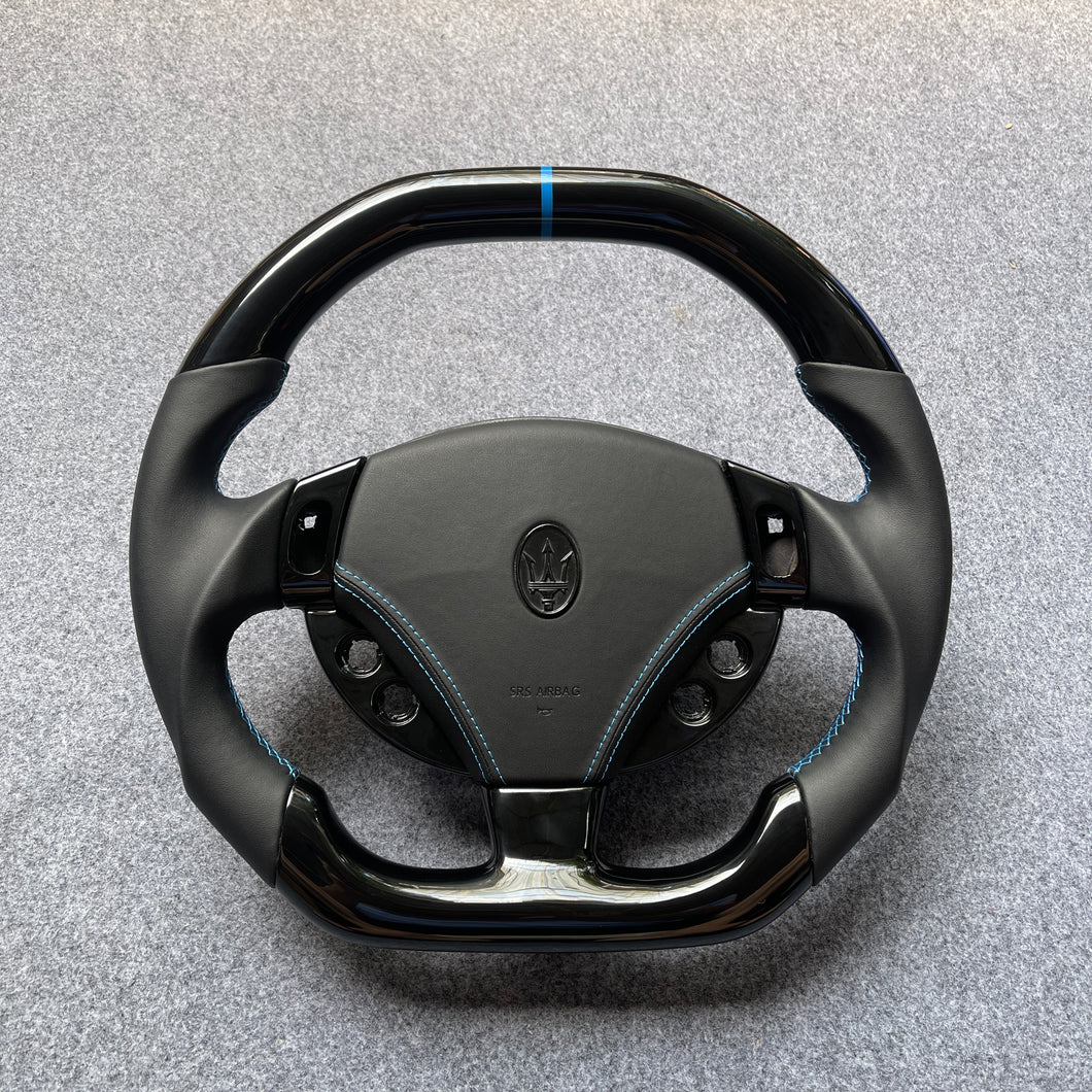 CZD auto parts carbon fiber steering wheel for Maserati GranTurismo 2007-2020