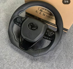 2019-2022 Toyota 8th gen Camry se xse le xle/Avalon carbon fiber steering wheel with piano black from czd auto parts