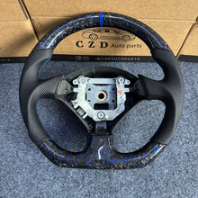Load image into Gallery viewer, CZD auto parts for Honda ACCORD CL7 CM2 DC5 EP3 FITS EK9 EK4 carbon fiber steering wheel forged carbon with blue flakes