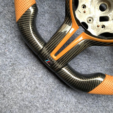 Load image into Gallery viewer, CZD Autoparts For BMW X5M X4 carbon fiber steering wheel inner trim in gloss yellow