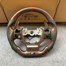 Load image into Gallery viewer, CZD auto parts carbon fiber steering wheel for Lexus RCF F sport with red wires carbon fiber