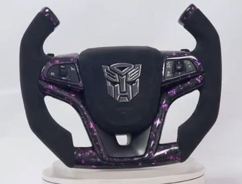 CZD auto parts 2012 Camaro carbon fiber steering wheel for deposit