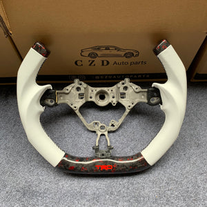 czd auto parts carbon fiber steering wheel for Toyota 86 2016-2019 with yoke shape