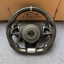 Load image into Gallery viewer, CZD auto parts for Mercedes Benz W205 AMG C43 GLA 45 C218 W213 X253 C253 W166 W222 R172 R231 carbon fiber steering wheel with airbag cover